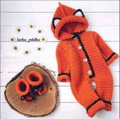 Handmade Crochet Baby Dress – Winter Collection